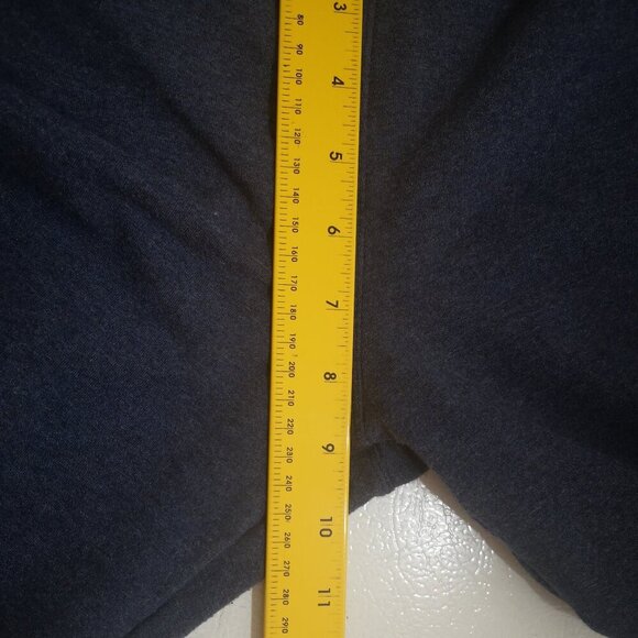 Kirkland Ladies Size Large French Terry Navy Blue Leggings - Picture 8 of 9